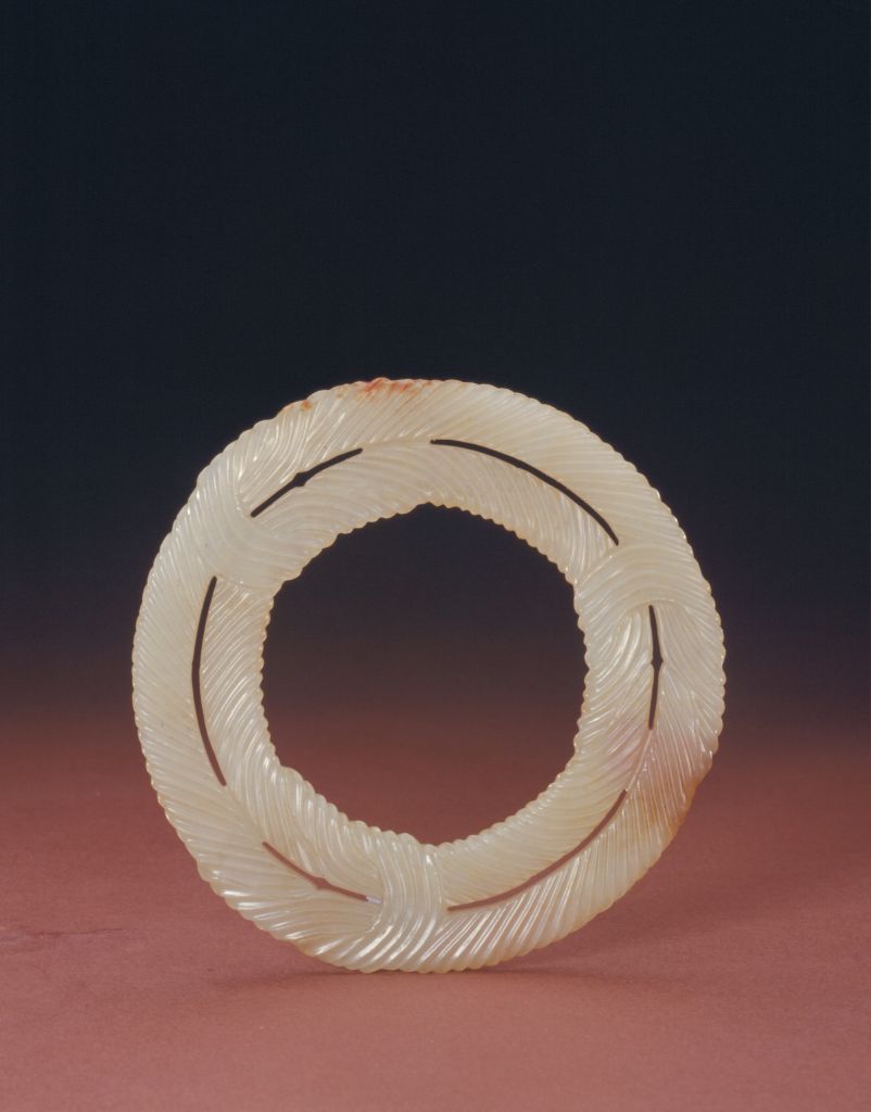 图片[1]-Jade twisted silk ring-China Archive